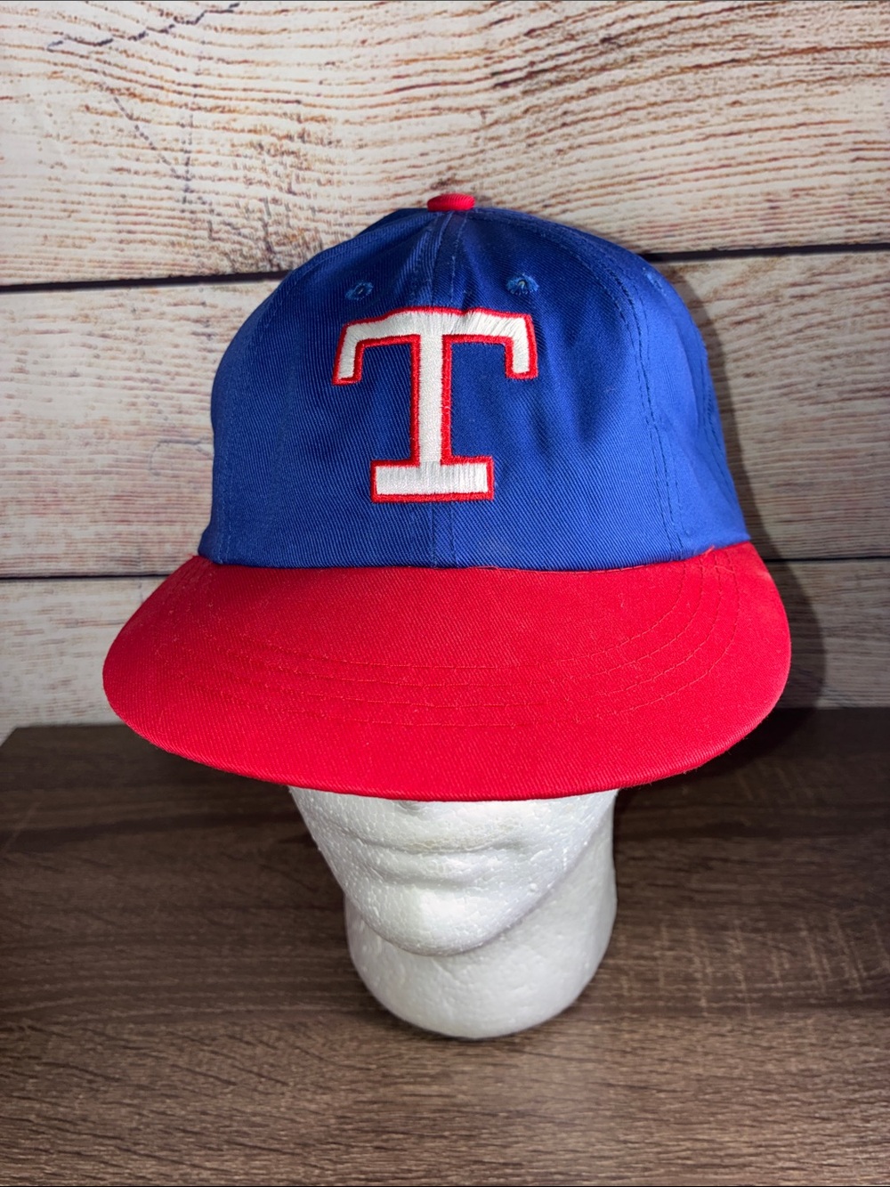 Vintage Texas Rangers Hat Short Bill Food Lion Coca Cola Snapback Cap